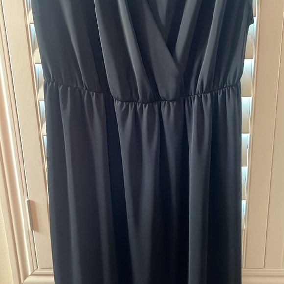 Talbots faux wrap Maxi Sleeveless Jersey Dress Size 1X - Picture 4 of 9